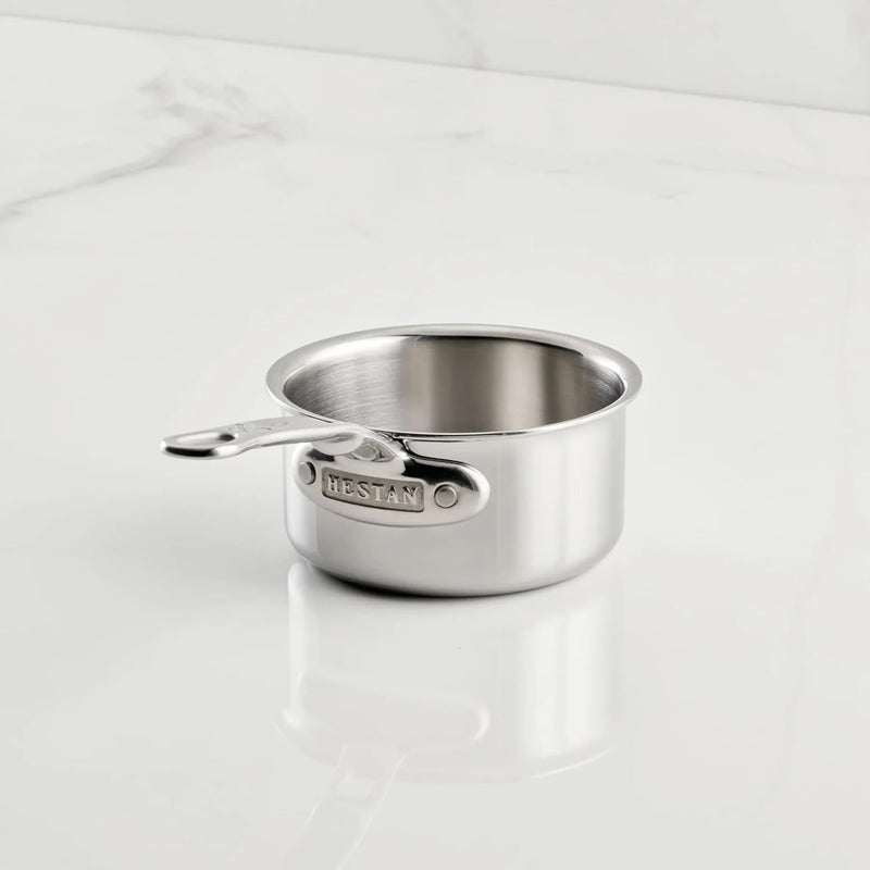 ProBond Luxe Butter Warmer 0.75 Quart, Polished Professional Clad Stainless Steel